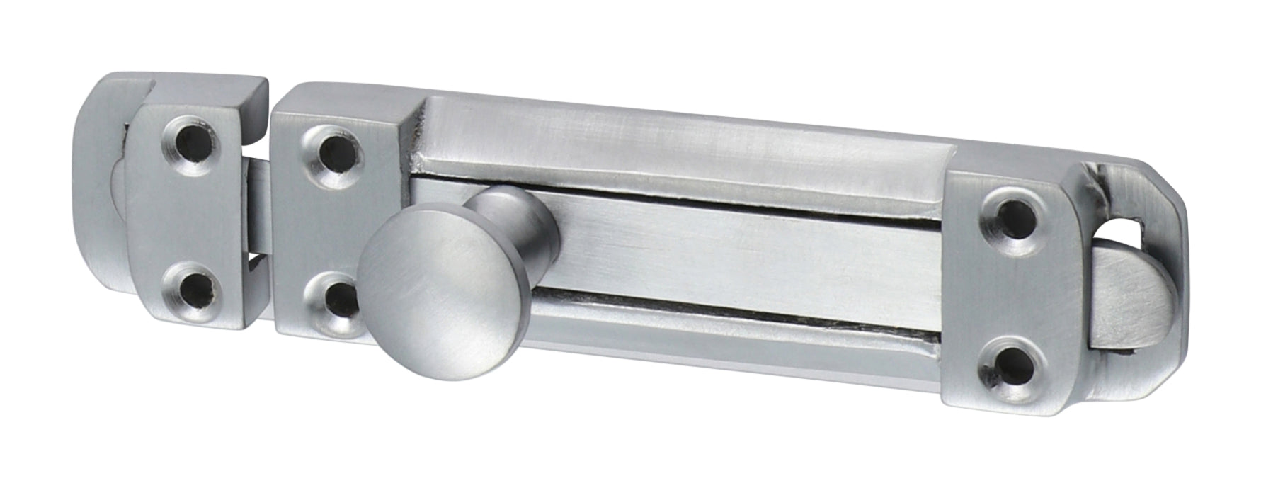 TIMCO Contract Flat Section Bolt Satin Chrome - 110 x 25mm - Image