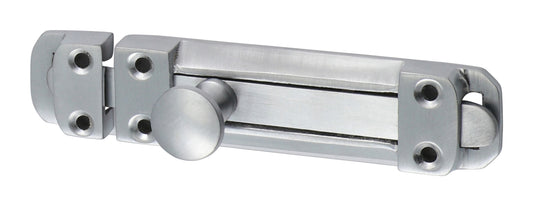 TIMCO Contract Flat Section Bolt Satin Chrome - 110 x 25mm - Image