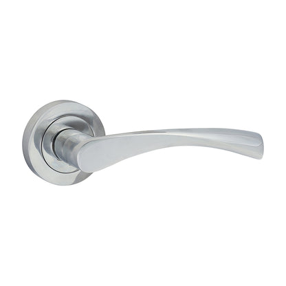 TIMCO Edleston Lever On Rose Handles - Polished Chrome - 49mm - Image