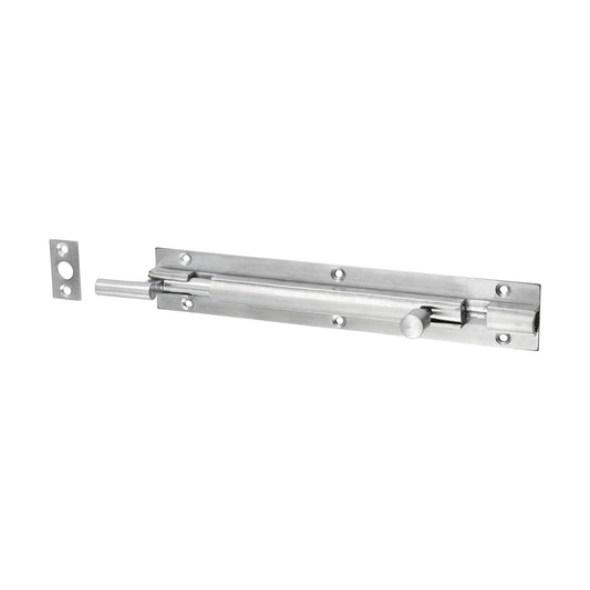 TIMCO Necked Barrel Bolt Satin Chrome - 150 x 25mm - Image