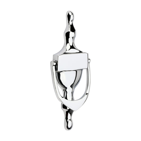 TIMCO Urn Pattern Door Knocker - Polished Chrome - 166 x 60mm - Image