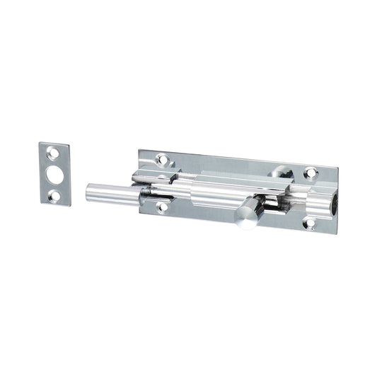 TIMCO Necked Barrel Bolt Polished Chrome - 75 x 25mm - Image