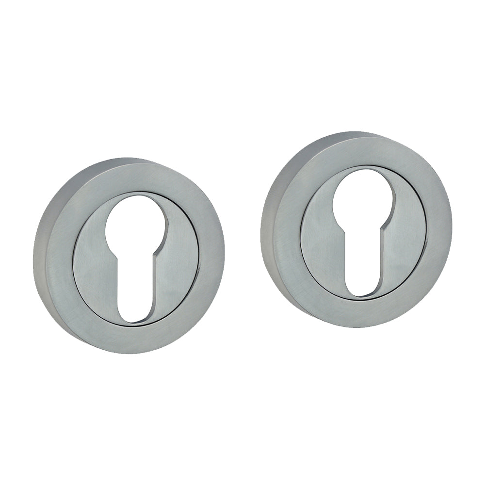 TIMCO Euro Profile Escutcheon - Satin Chrome - 49mm - Image
