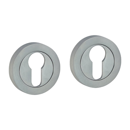 TIMCO Euro Profile Escutcheon - Satin Chrome - 49mm - Image