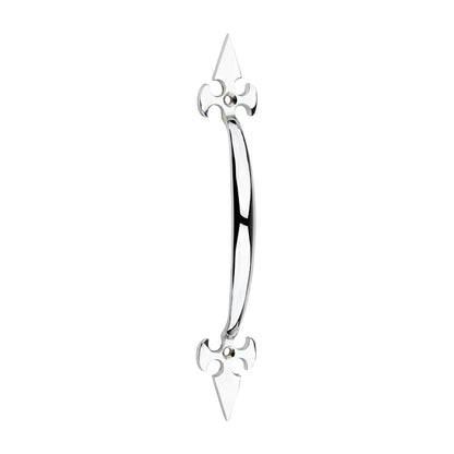TIMCO Fleur De Lys Pull Handle - Polished Chrome - 178mm - Image