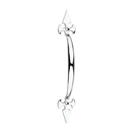 TIMCO Fleur De Lys Pull Handle - Polished Chrome - 178mm - Image