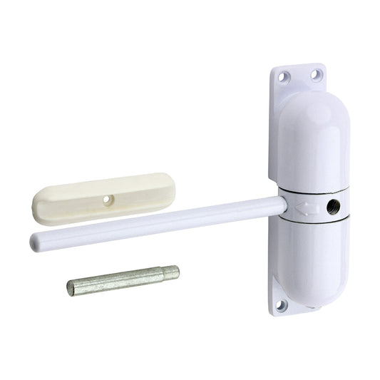 TIMCO Spring Door Closer - Epoxy White - Image