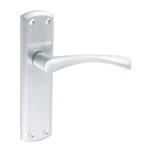TIMCO Zeta Latch Handles - Satin Chrome - 175 x 45mm - Image