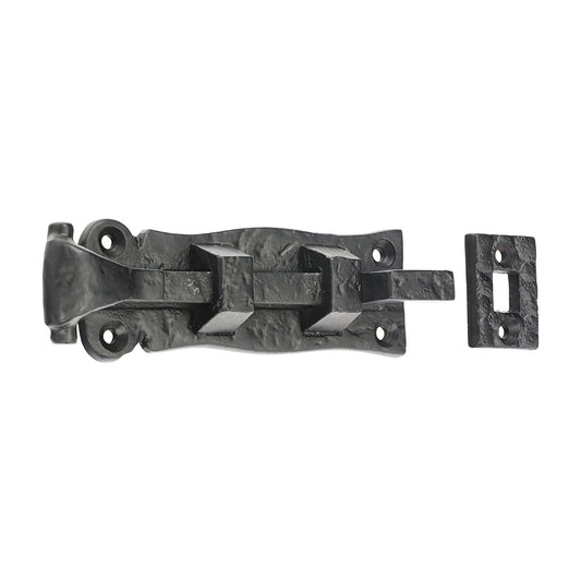 TIMCO Scroll Necked Bolt - Antique Black - 4" - Image