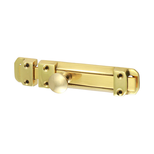 TIMCO Contract Flat Section Bolt Polished Brass - 135 x 30mm - Image