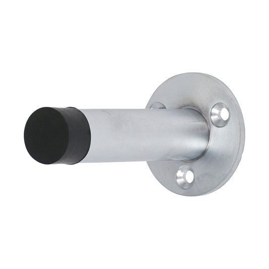 TIMCO Projection Door Stop Satin Chrome - 70mm - Image