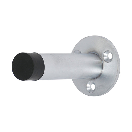 TIMCO Projection Door Stop Satin Chrome - 70mm - Image