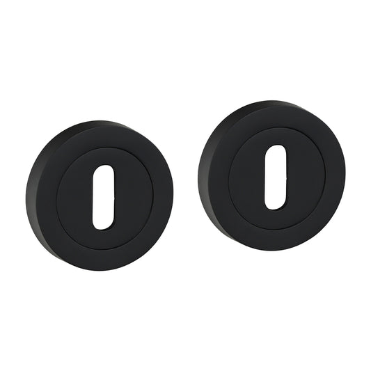 TIMCO Standard Profile Escutcheon - Matt Black - 49mm - Image