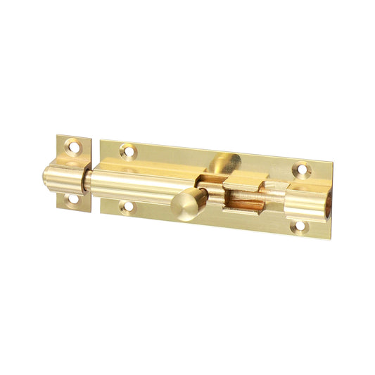 TIMCO Straight Barrel Bolt Polished Brass - 75 x 25mm - Image