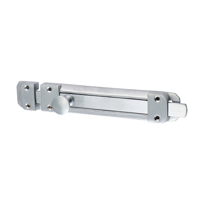TIMCO Contract Flat Section Bolt Satin Chrome - 210 x 35mm - Image