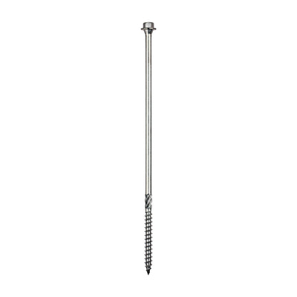 TIMCO Timber Screws Hex Flange Head A4 Stainless Steel - 6.7 x 200 - Image