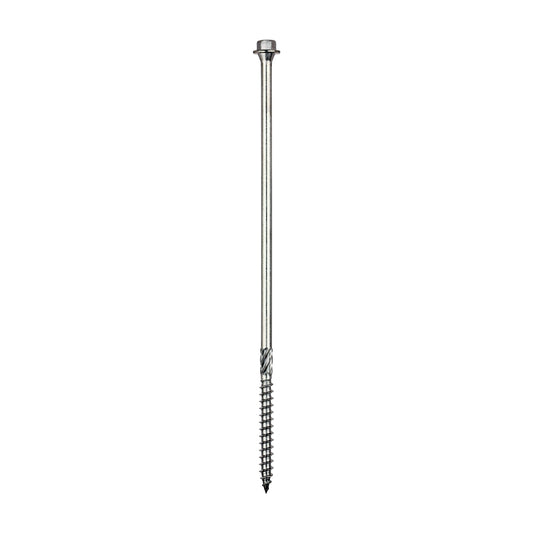 TIMCO Timber Screws Hex Flange Head A4 Stainless Steel - 6.7 x 200 - Image