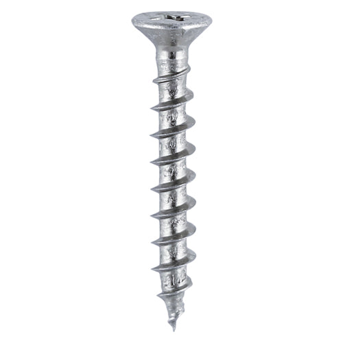 TIMCO Window Fabrication Screws Countersunk with Ribs PH Single Thread Gimlet Point Zinc - 4.3 x 16 - Image