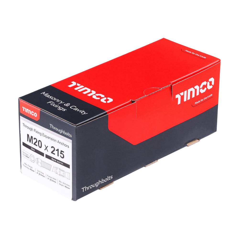 TIMCO Throughbolts Silver - M20 x 215 - Image