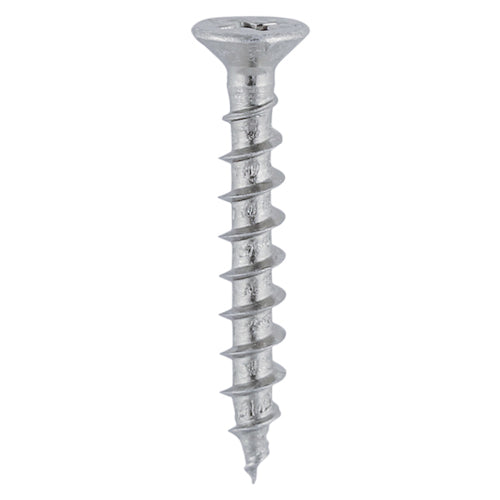 TIMCO Window Fabrication Screws Countersunk with Ribs PH Single Thread Gimlet Tip Stainless Steel - 4.3 x 35 - Image