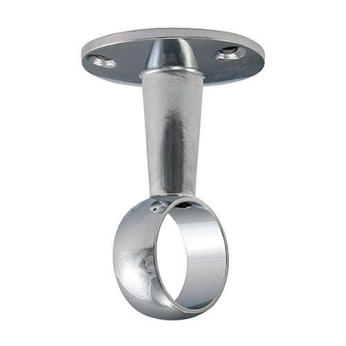 TIMCO Centre Bracket For Round Tube Polished Chrome - 25mm - Image