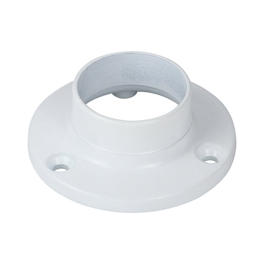 TIMCO End Socket For Round Tube White - 25mm - Image
