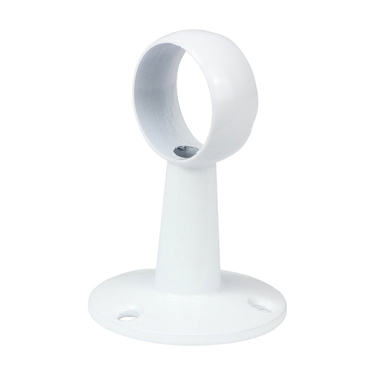 TIMCO Centre Bracket For Round Tube White - 25mm - Image