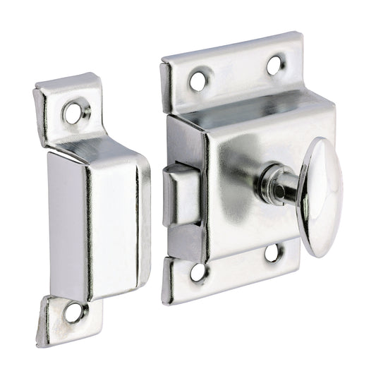 TIMCO Cupboard Catch - Nickel - 38 x 56mm - Image
