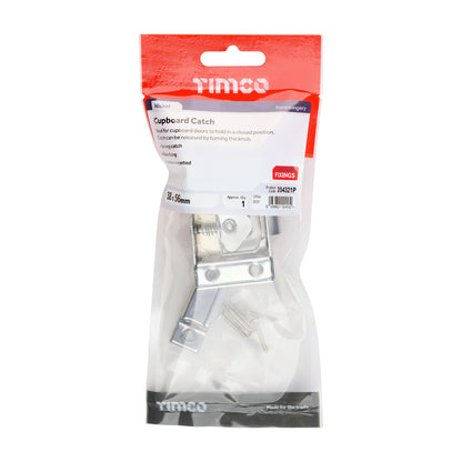 TIMCO Cupboard Catch - Nickel - 38 x 56mm - Image