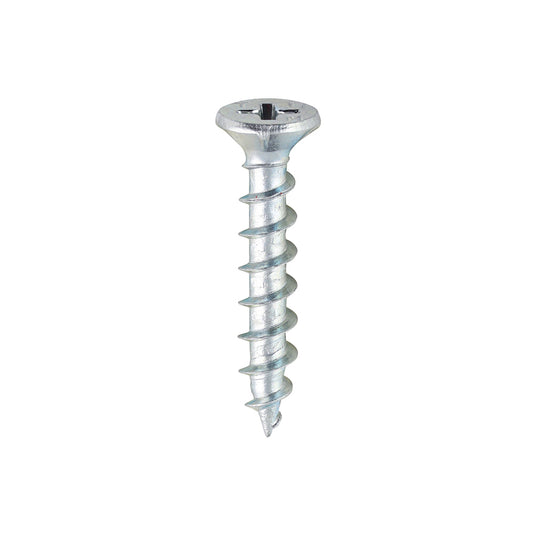 TIMCO Window Fabrication Screws Countersunk with Ribs PH Single Thread Gimlet Point Zinc - 4.3 x 25 - Image