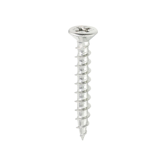 TIMCO Window Fabrication Screws Countersunk with Ribs PH Single Thread Gimlet Tip Stainless Steel - 4.3 x 30 - Image