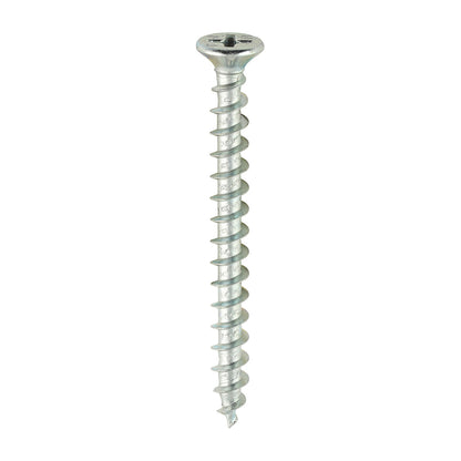 TIMCO Window Fabrication Screws Countersunk with Ribs PH Single Thread Gimlet Point Zinc - 4.3 x 45 - Image
