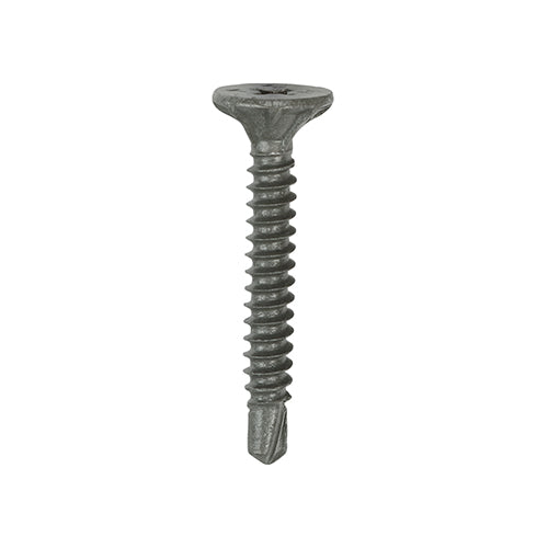 TIMCO Self-Drilling Cement Board Countersunk Exterior Silver Screws - 4.2 x 32 - Image