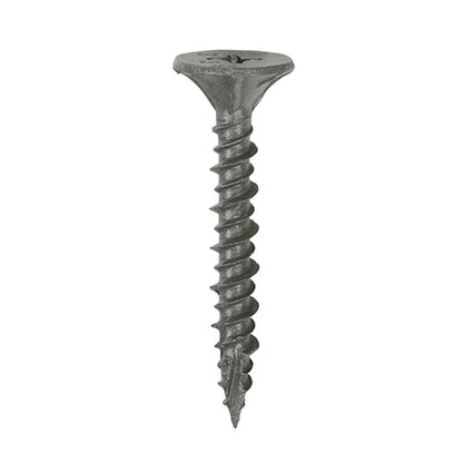 TIMCO Twin-Cut Cement Board Countersunk Exterior Silver Screws - 4.2 x 32 - Image