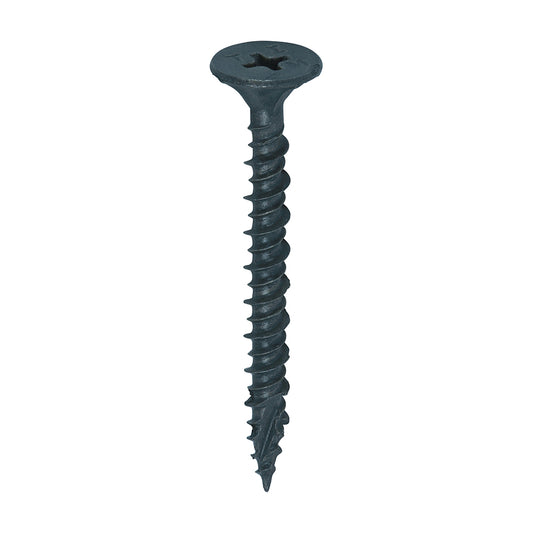 TIMCO Twin-Cut Cement Board Countersunk Exterior Silver Screws - 4.2 x 42 - Image