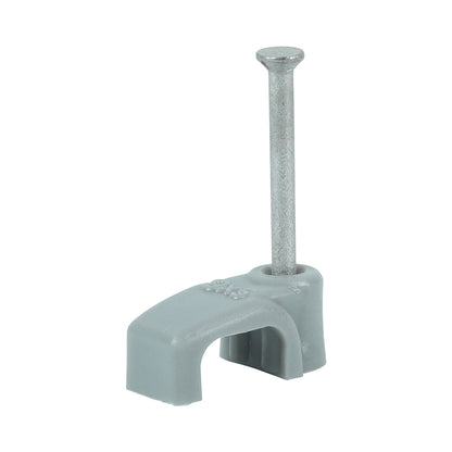 TIMCO Flat & Twin Cable Clips Grey - To fit 1.5mm - Image