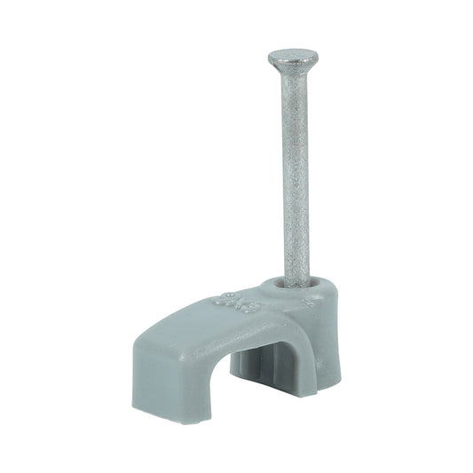 TIMCO Flat & Twin Cable Clips Grey - To fit 1.5mm - Image