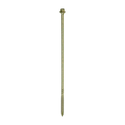 TIMCO Timber Screws Hex Flange Head Exterior Green - 6.7 x 225 - Image