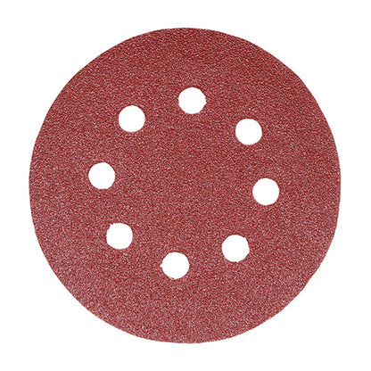 TIMCO Random Orbital Sanding Discs 60 Grit Red - 150mm - Image