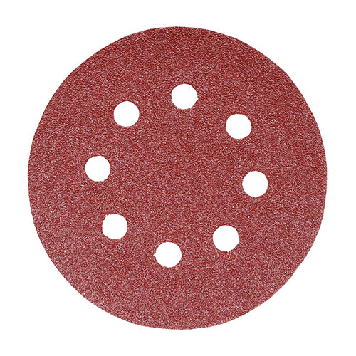TIMCO Random Orbital Sanding Discs 60 Grit Red - 150mm - Image