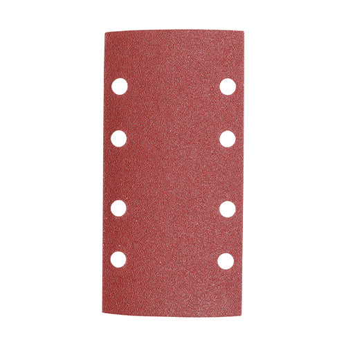 TIMCO 1/3 Sanding Sheets Mixed Red Punched - 93 x 185mm (80, 120 & 180) - Image