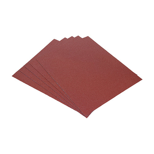 TIMCO Sanding Sheets Mixed Red - 230 x 280mm (80/120/180) - Image