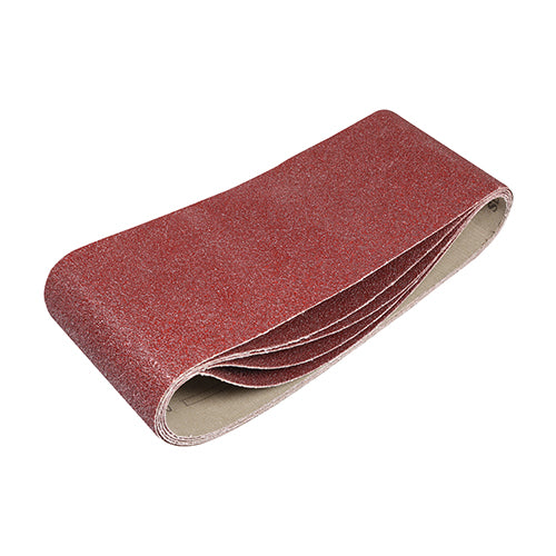 TIMCO Sanding Belts 40 Grit Red - 100 x 610mm - Image