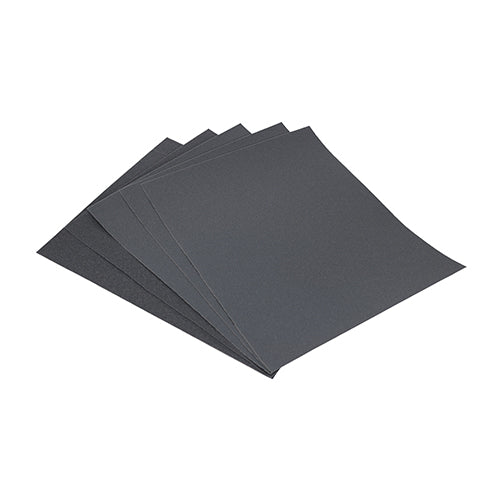 TIMCO Wet & Dry Sanding Sheets Mixed Black - 230 x 280mm (180/320) - Image