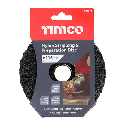 TIMCO Nylon Stripping & Preparation Disc - 115 x 22.23 - Image