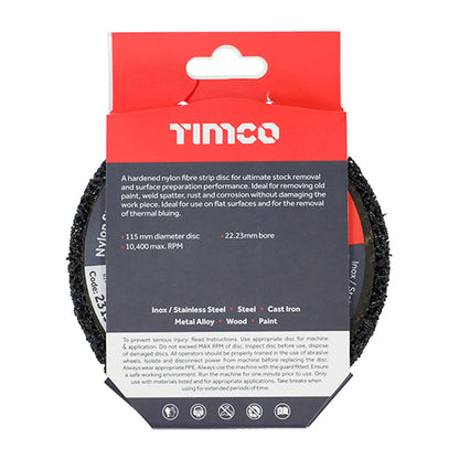 TIMCO Nylon Stripping & Preparation Disc - 115 x 22.23 - Image