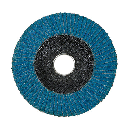TIMCO Set of Flap Discs Zirconium Type 29 Conical P40 Grit - 115 x 22.23 - Image