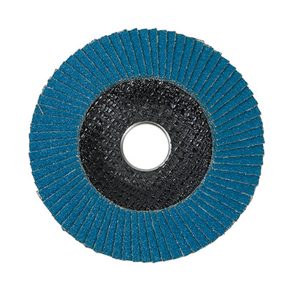 TIMCO Flap Disc Zirconium Type 29 Conical P60 Grit - 115 x 22.23 - Image