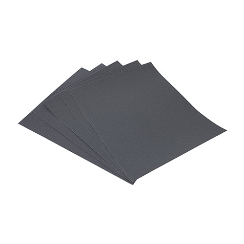TIMCO Wet & Dry Sanding Sheets 1200 Grit Black - 230 x 280mm - Image
