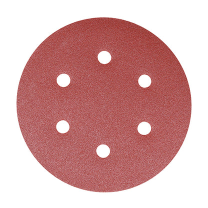 TIMCO Random Orbital Sanding Discs 180 Grit Red - 150mm - Image